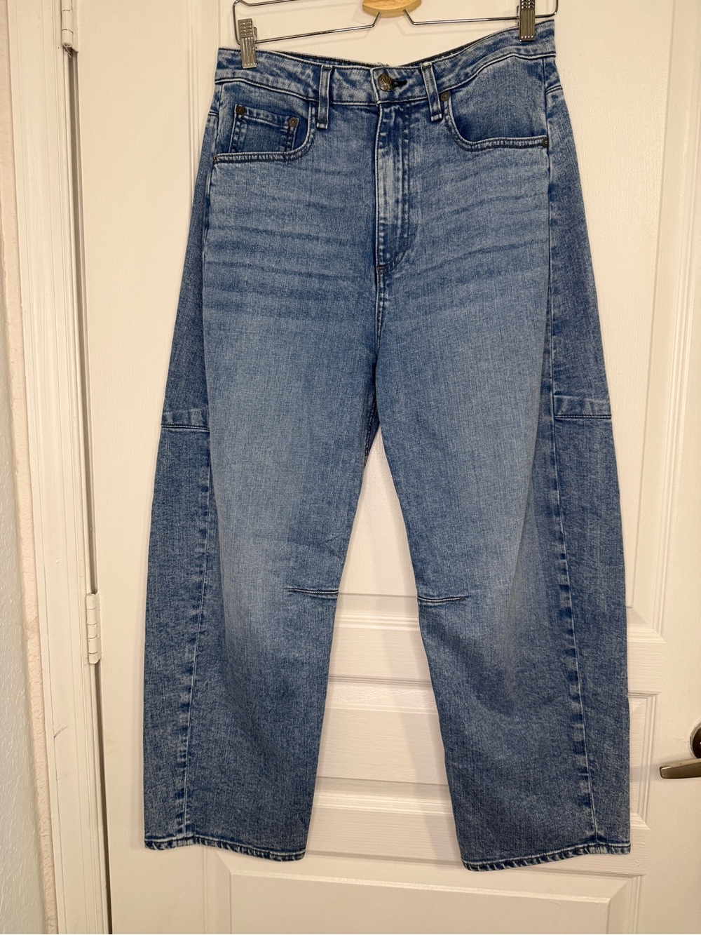 NWT Rag & Bone Charlie High Rise Barrel Jeans Jalen-27-MSRP $278 - Picture 3 of 16